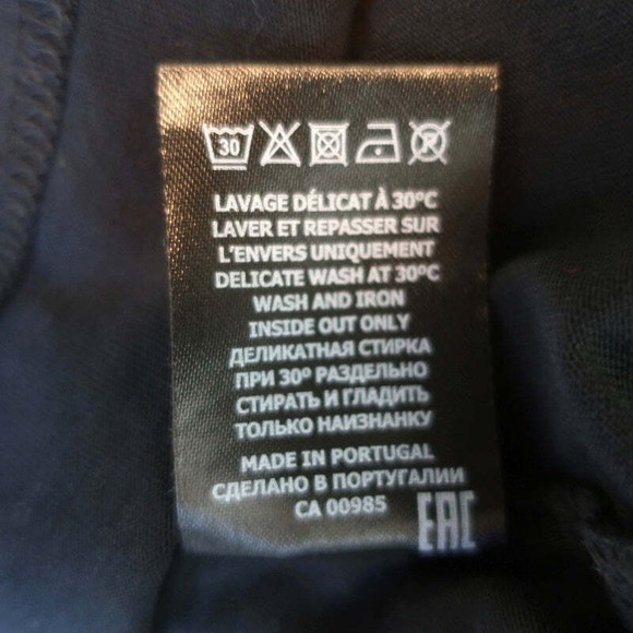 Isabel Marant Zaof Logo Tee Black Cotton Size Extra Small Short Sleeve Top - Picture 8 of 8